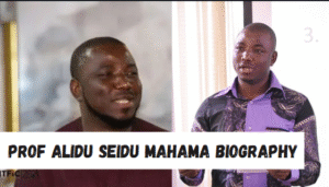 prof alidu seidu mahama biography