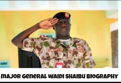 major general waidi shaibu biography